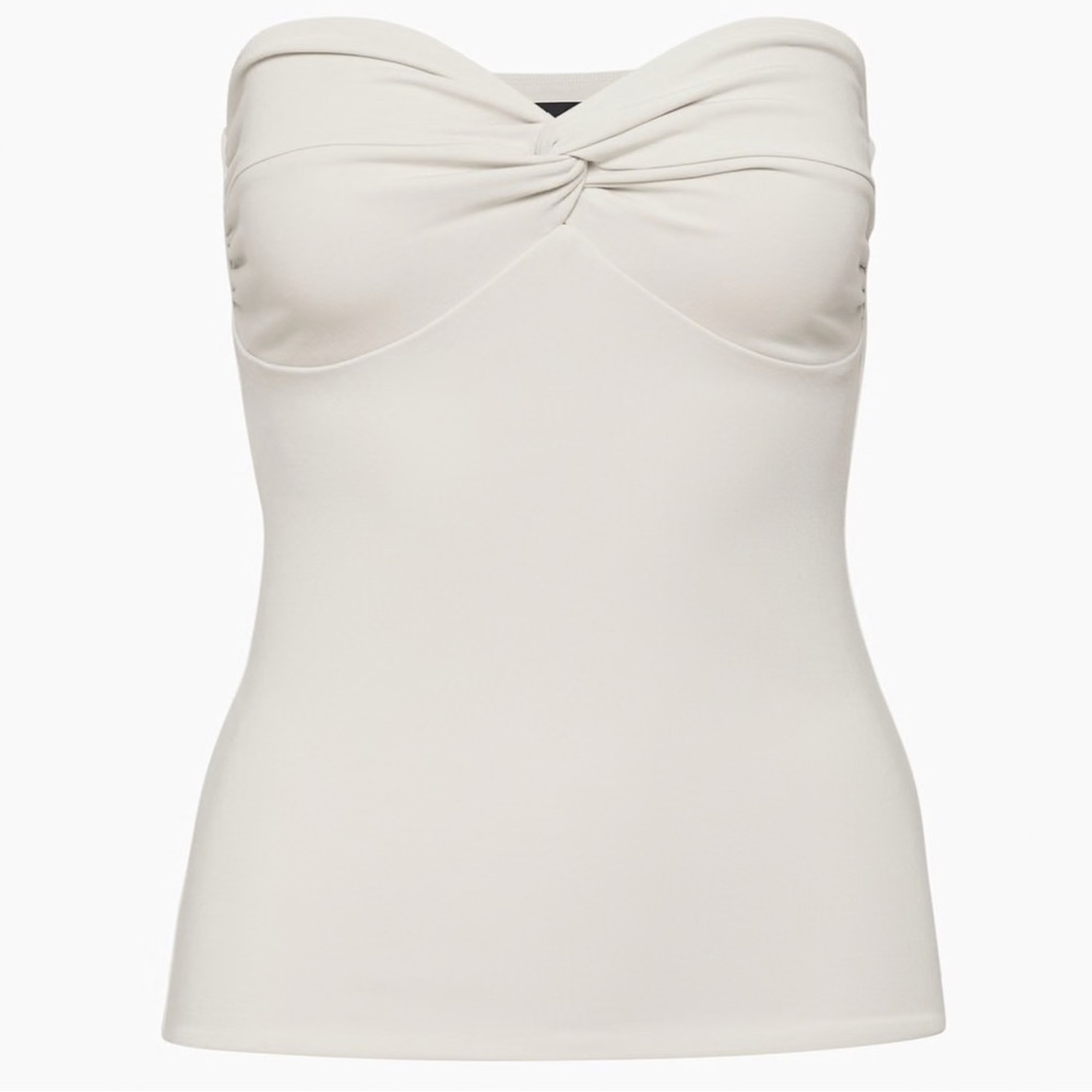 Ten by Babaton Gilda Tube Top in Matte Pearl